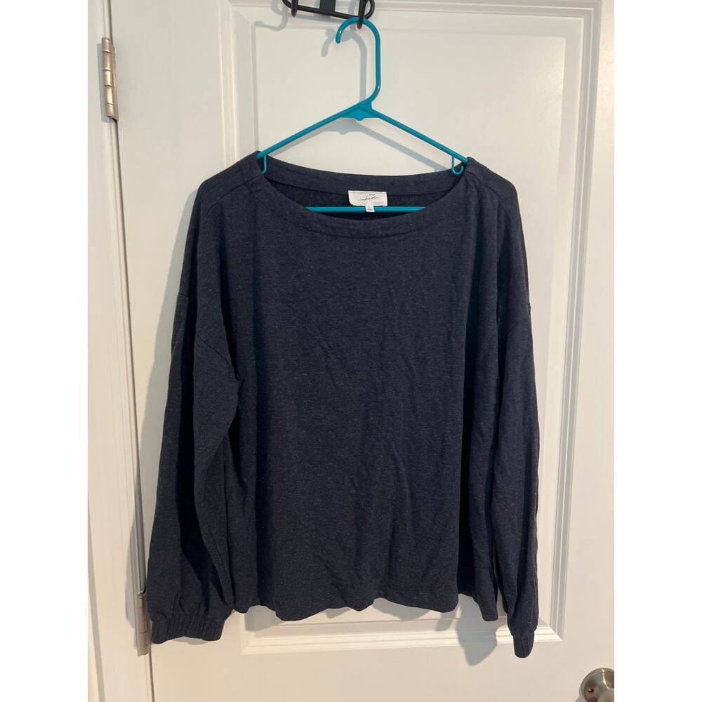 Soma Blue & Gray Long Sleeve Top – Size Large